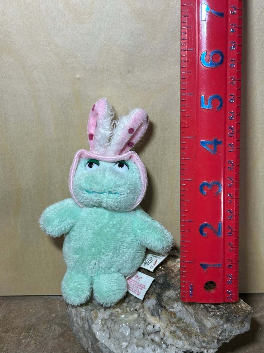 Russ Easter Frog with bunny ears totally adorable!! Tiny !